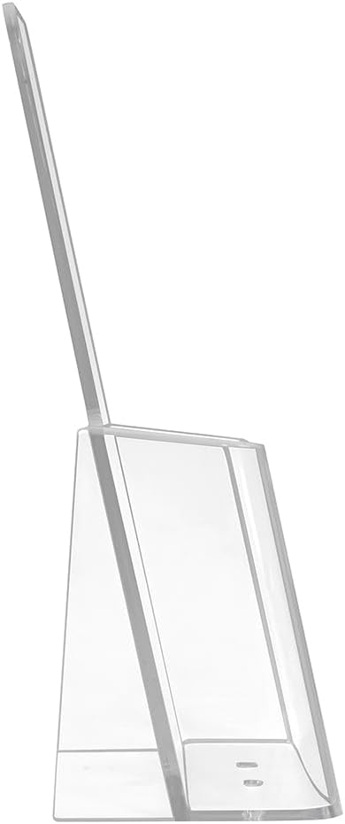Zeigis 10er Set Tischprospektständer DIN Lang (99 x 210 mm) Prospekthalter Flyerhalter Transparenter