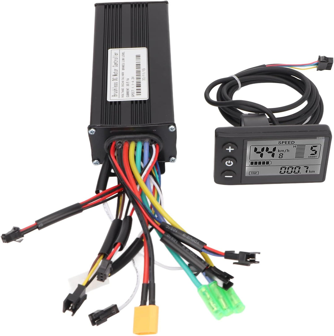 BuyWeek Brushless Motor Controller Kit, DC 24V 36V 48V 750W 1000W 30A Sinuswelle Bürstenlose Control