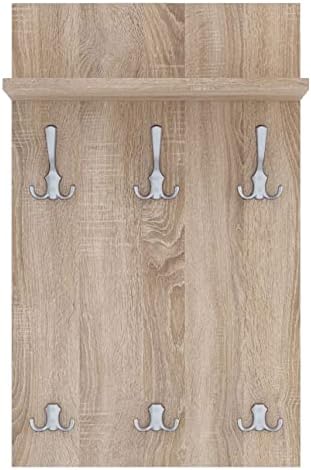 AKKE 70x40 | MEDI Garderobenpaneel Wandgarderobe Garderobe Wandpaneel Kleiderstange ALUMINIUM | SONO