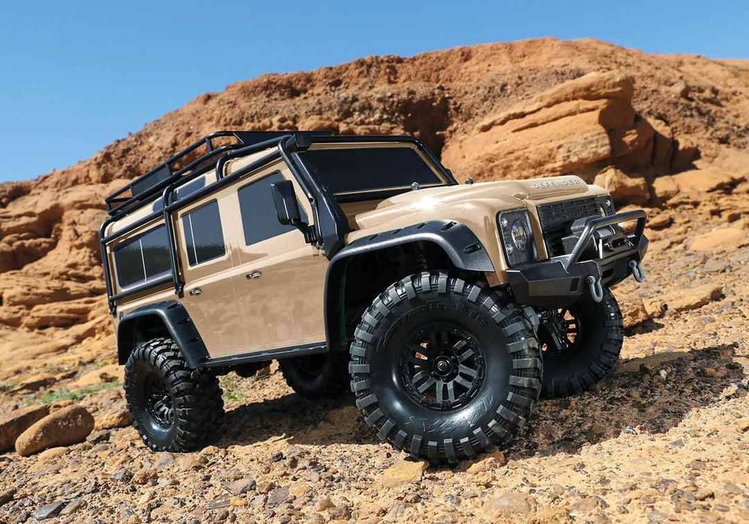 TRAXXAS Landrover Defender Ready to Race (RTR) Brushed 1:10 RC Modellauto Elektro Crawler Allradantr