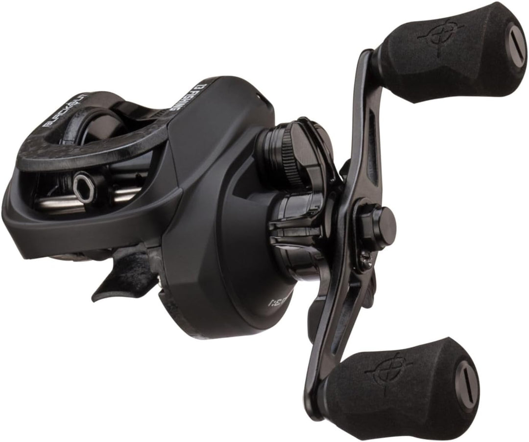 13 Fishing – Origin O1 Blackout Baitcast Rolle – 7,3:1 Übersetzung Linkshänder, Linkshänder
