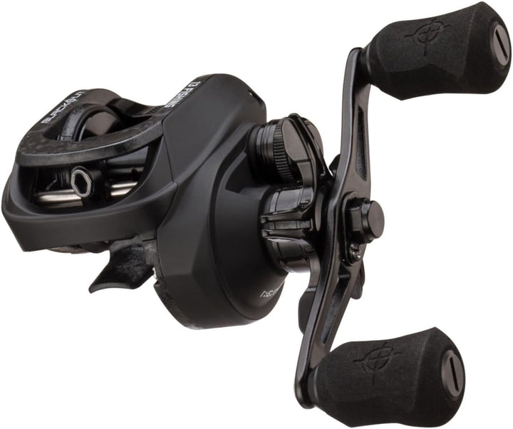 13 Fishing – Origin O1 Blackout Baitcast Rolle – 7,3:1 Übersetzung Linkshänder, Linkshänder