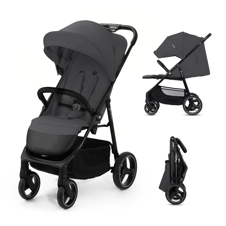 Kinderkraft TRIG 3 Kinderwagen, Kinderbuggy, Liegewagen, Sportwagen, Buggy, Zusammenklappen, Breite