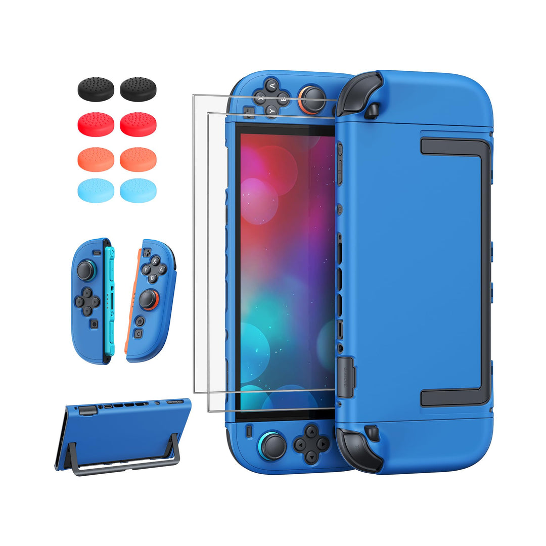 FYOUNG Dockable Hülle für Nintendo Switch 2, Abnehmbares Hartschalenhülle für Joy Con 2, Kratzfest &