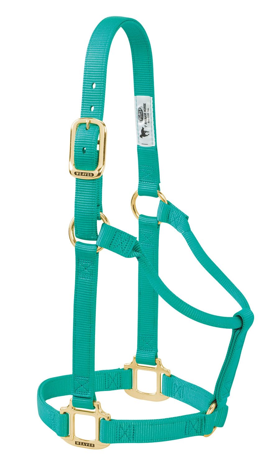 WEAVER Leather, Nicht verstellbares Halfter Smaragdrün Average Horse, Smaragdrün Average Horse