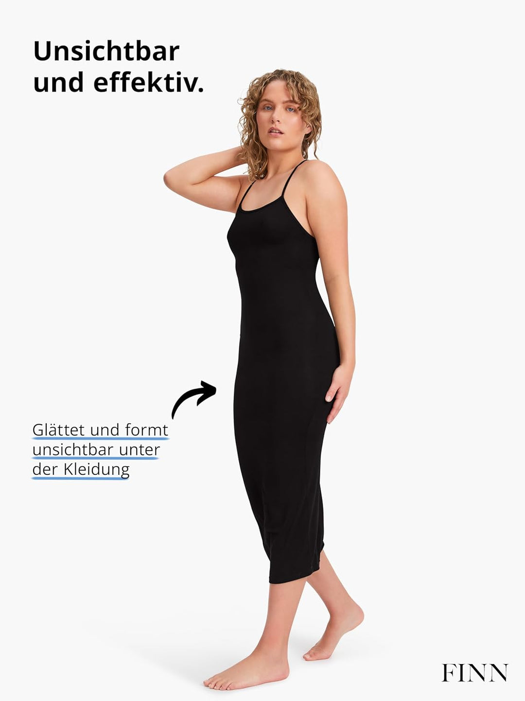 FINN Shapewear Bauchweg Unterhose Damen ohne Nähte - Stark Formende Body-Shaper Kompressions-Shorts