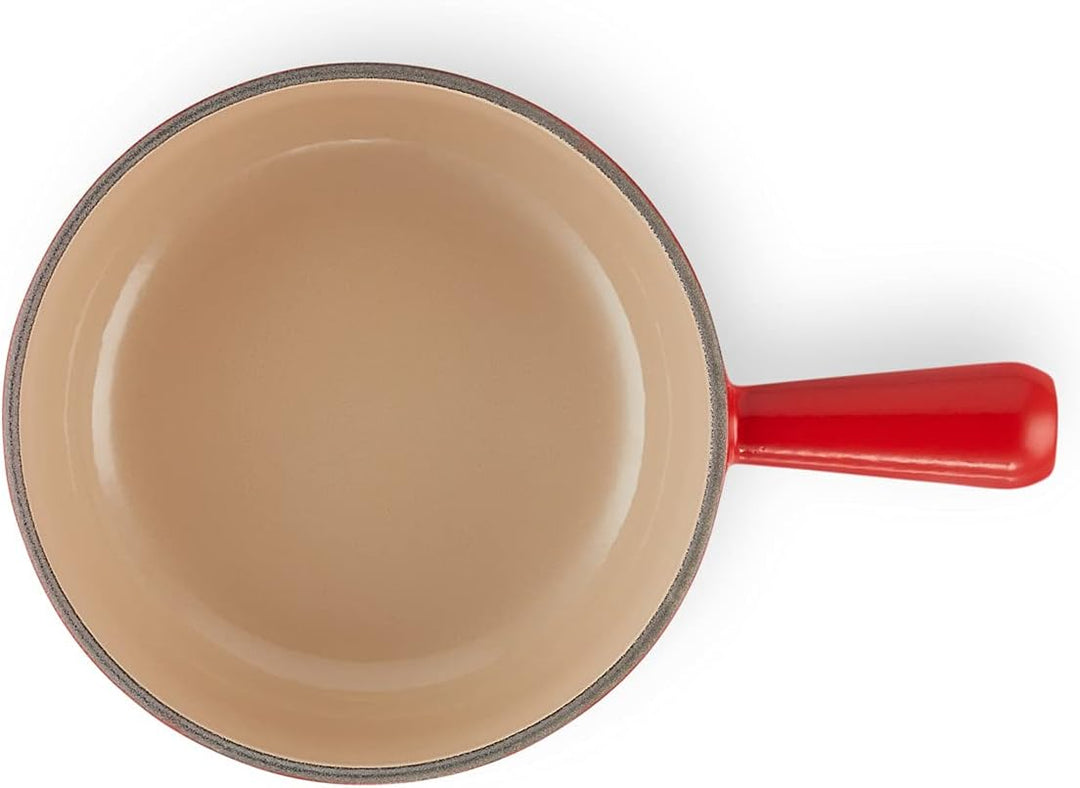 Le Creuset Caquelon aus Gusseisen, 20 cm, 1,9 Liter, Kirschrot, 20007200602460 Kirschrot 20 cm, Kirs