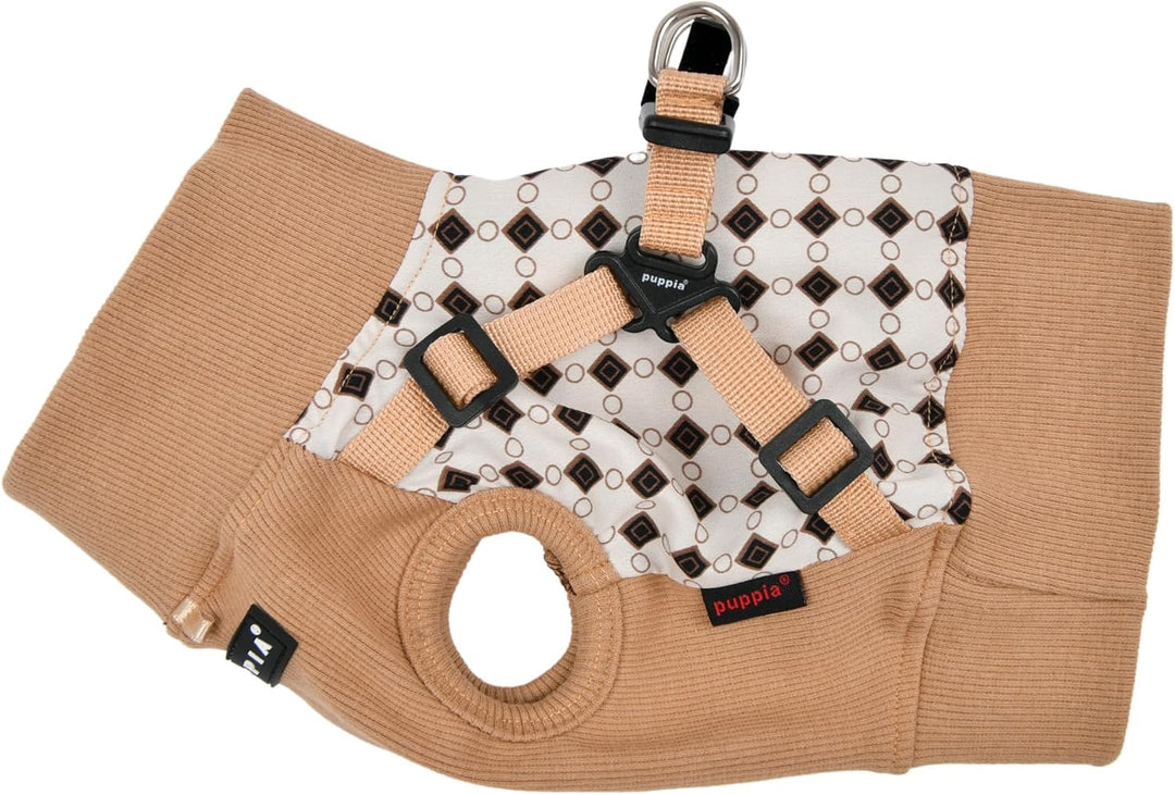Puppia Jace Jacket Hundegeschirr Pullover Warm Winter Rautenmuster für kleine und mittelgrosse Hunde
