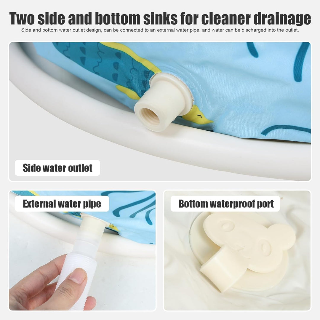 109,2 cm tragbare Badewanne, faltbare Badewanne für Erwachsene, tragbare Badewanne für Duschkabine,