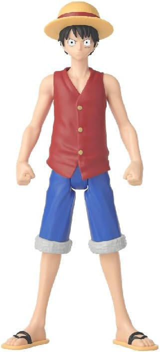 BANDAI - Anime Heroes - One Piece - Anime Heroes Mega Figur 30 cm Ruffy - Grosse bewegliche Figur -