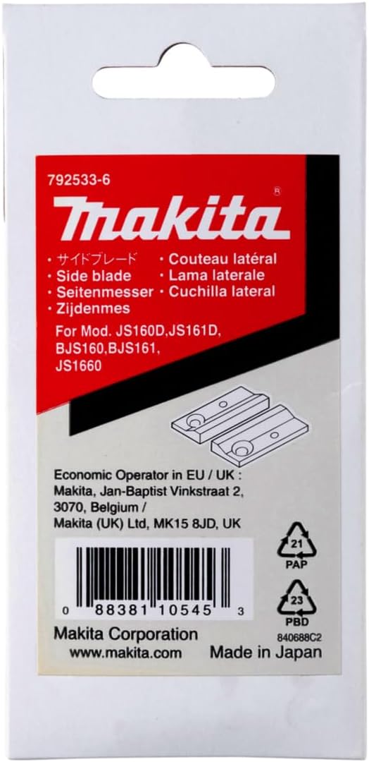 Makita 792533-6 Mess, Schwarz, Blau, Silber