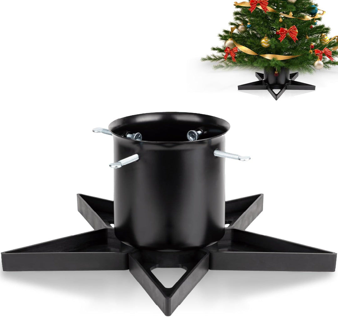 PUDO Christbaumständer Weihnachtsbaumständer Tannenbaumständer mit Wassertank: Baumständer Weihnacht