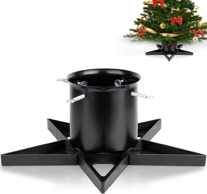 PUDO Christbaumständer Weihnachtsbaumständer Tannenbaumständer mit Wassertank: Baumständer Weihnacht