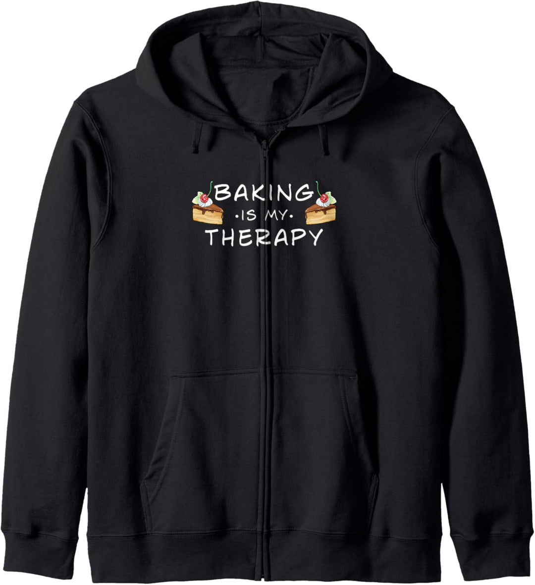Nettes Backen Ist Meine Therapie Kapuzenjacke