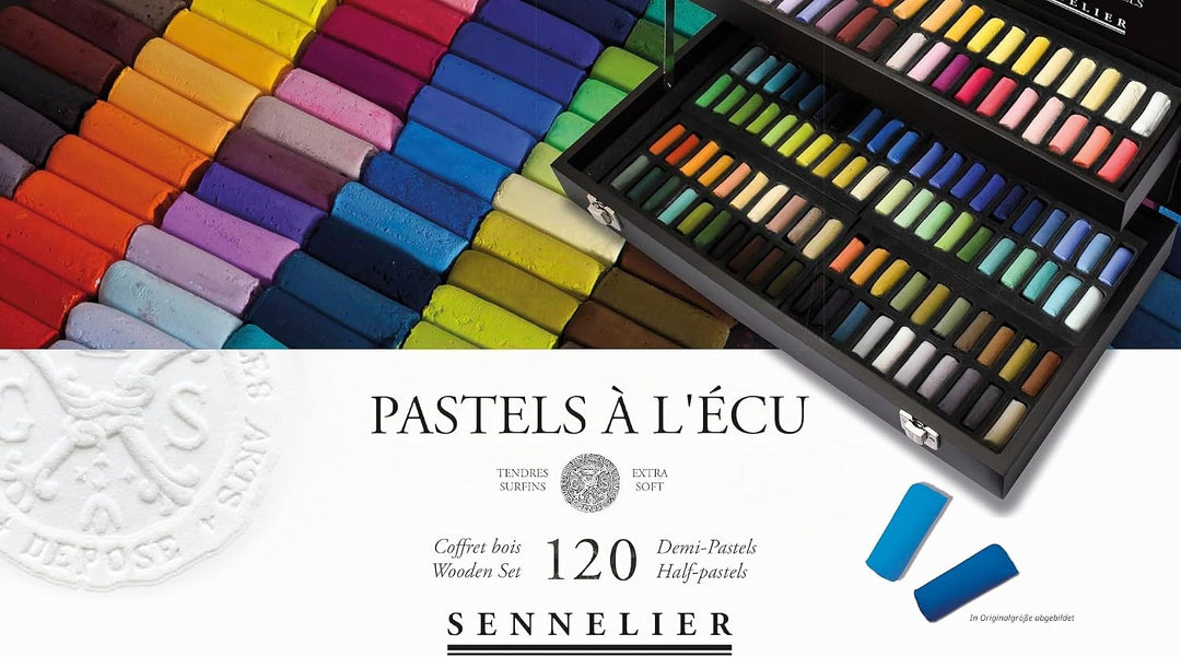 SENNELIER Extraweiches Pastell-Halbstäbchen-Set, 120 Farben, mehrfarbig, 1 stück (1er Pack)