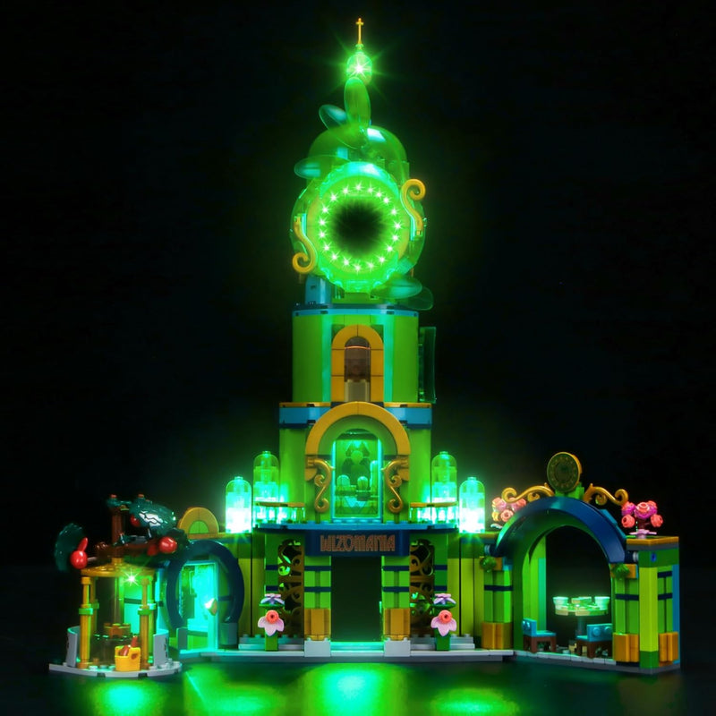 LocoLee Licht Set Kompatibel mit Lego Willkommen in Emerald City 75684, Nur Lichter Set, Licht Beleu