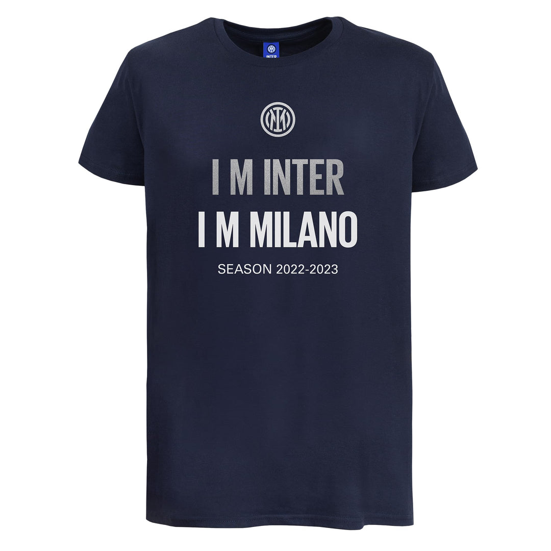 Inter Unisex Champions T-Shirt M Marineblau, M Marineblau