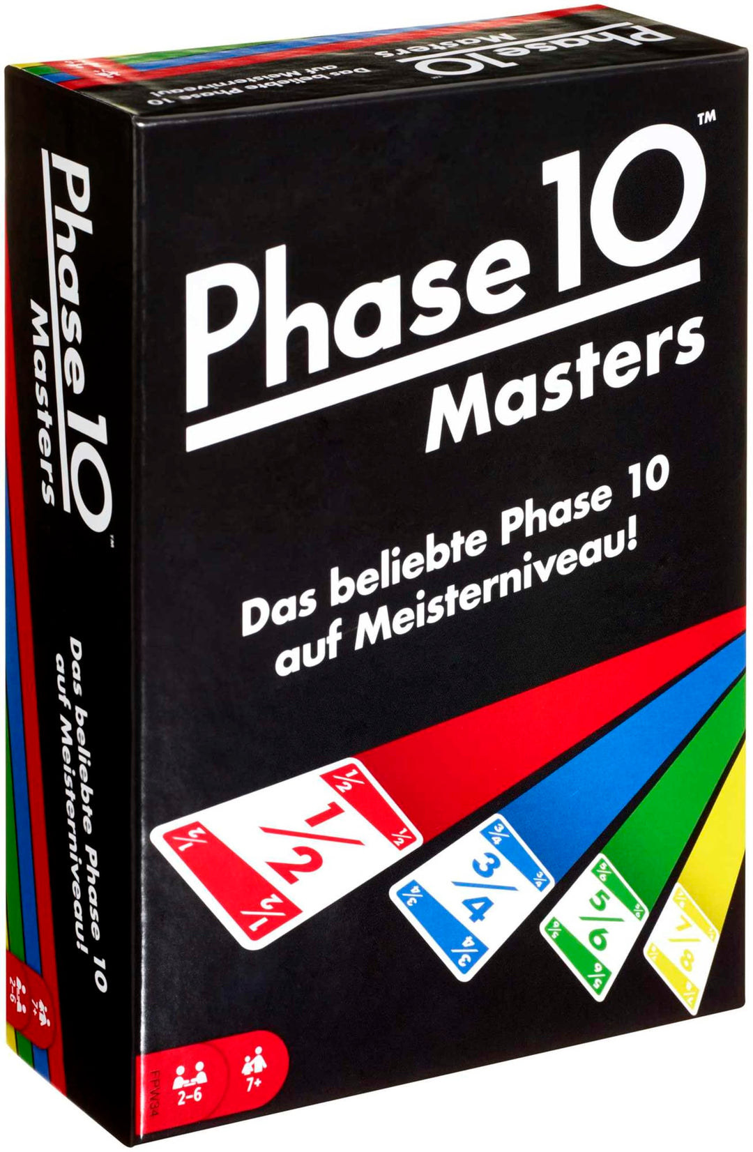 Mattel Games Phase 10 Masters Kartenspiel, Geeignet für 2 - 6 Spieler, Spielzeit ca. 60 - 90 Minuten