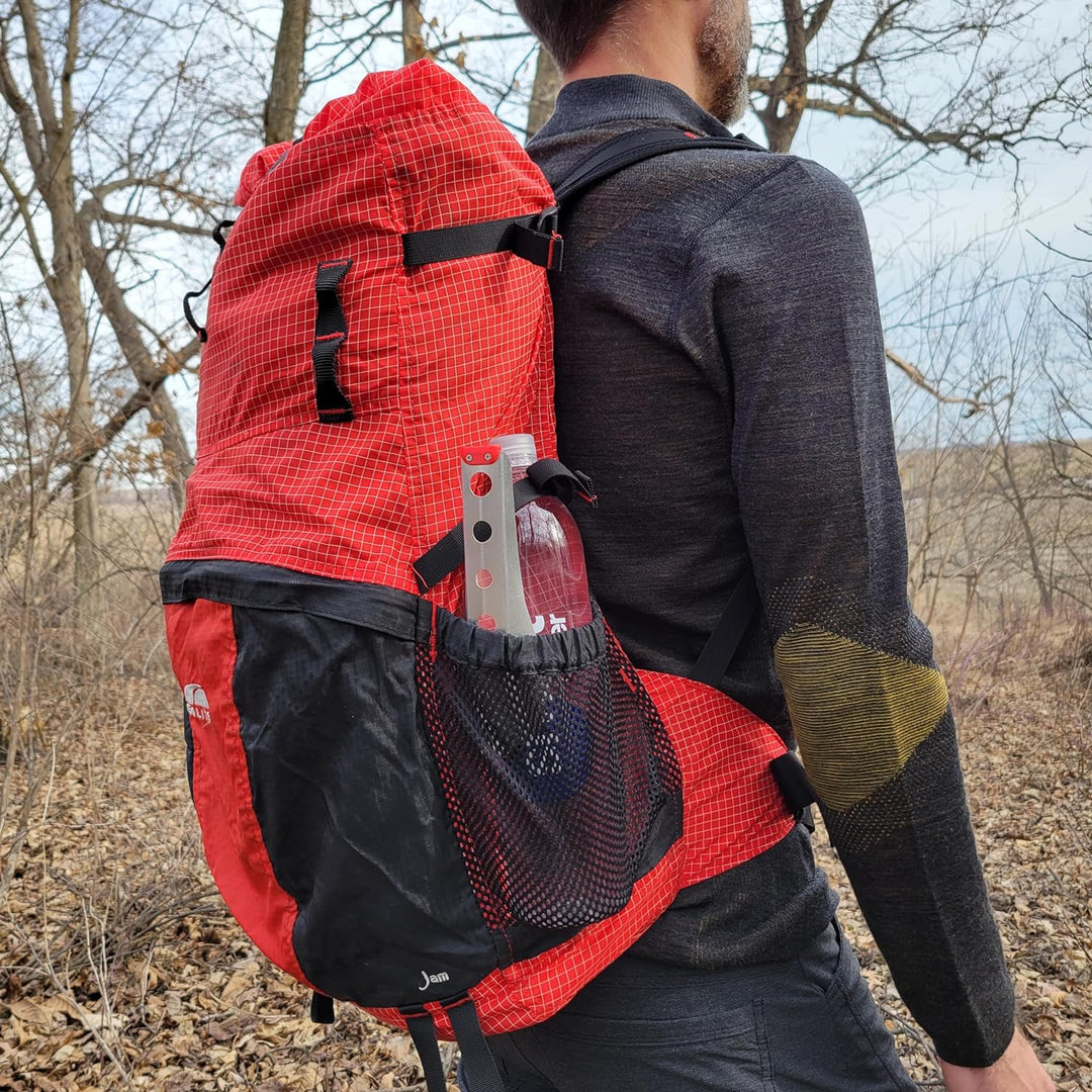 BoglerCo Ultraleichte Rucksackkelle, 13,5 g (Rot), Rot