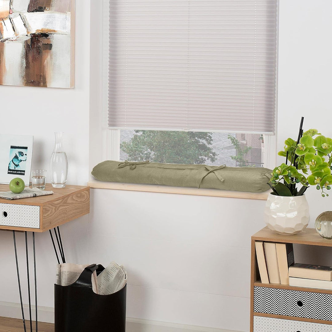Beautissu Viento Zugluftstopper 120cm - Türluftstopper Haustür Kältestopper für Türen & Fenster - Du