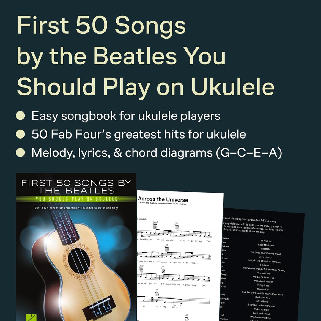 First 50 Songs by the Beatles You Should Play on Ukulele, Taschenbuch