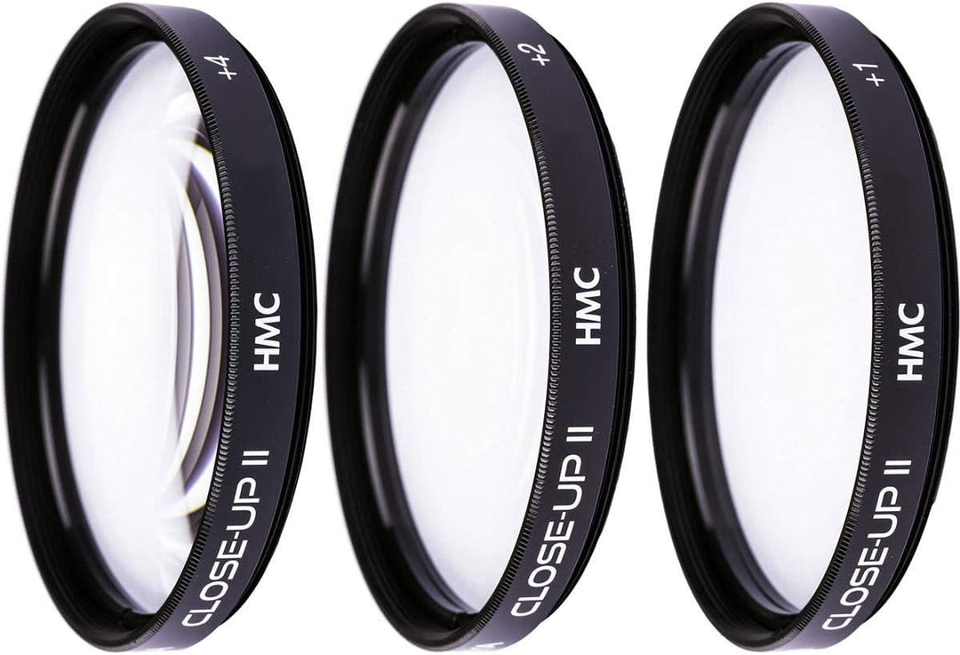 Hoya NAHLINSE SET2 (+1 +2 +4) Close-up Kit schwarz 49 mm, 49 mm