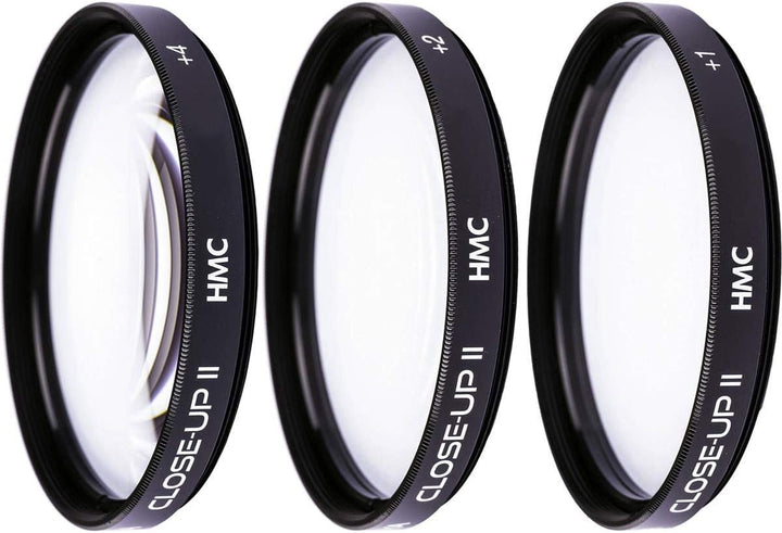 Hoya NAHLINSE SET2 (+1 +2 +4) Close-up Kit schwarz 49 mm, 49 mm