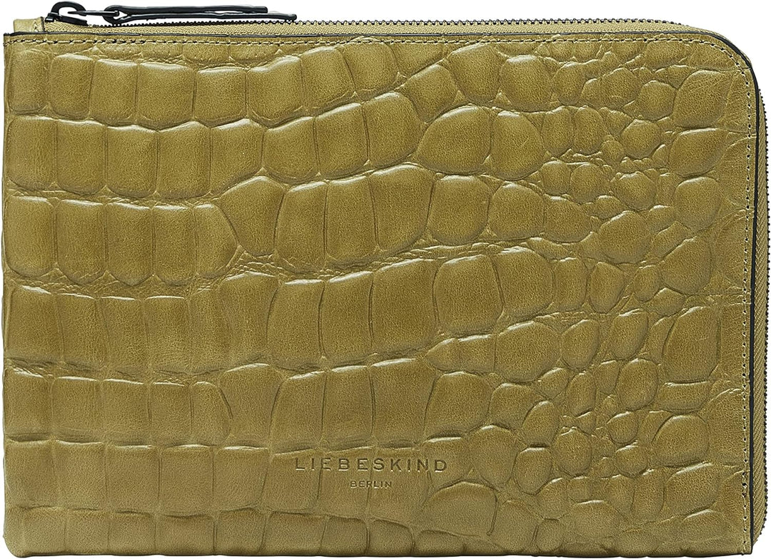 Liebeskind Damen Pb Croco Ipad Laptop/Tablet Case Matcha, Matcha