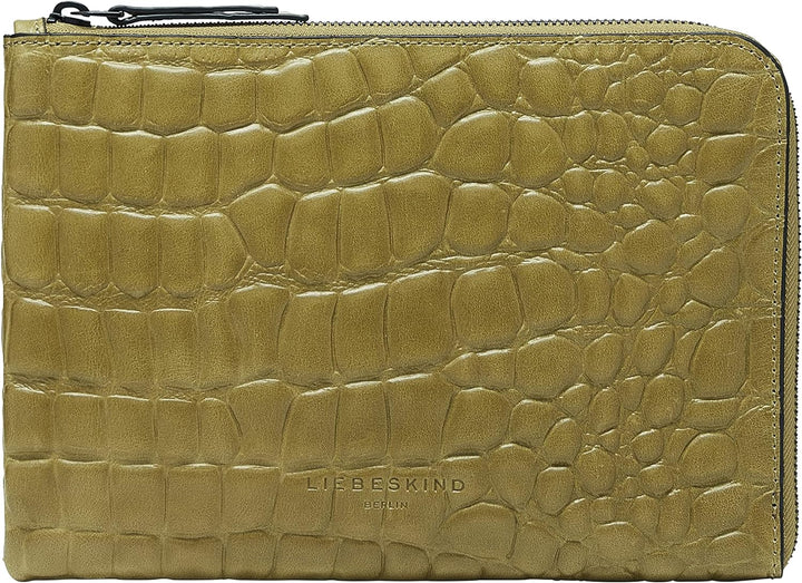 Liebeskind Damen Pb Croco Ipad Laptop/Tablet Case Matcha, Matcha