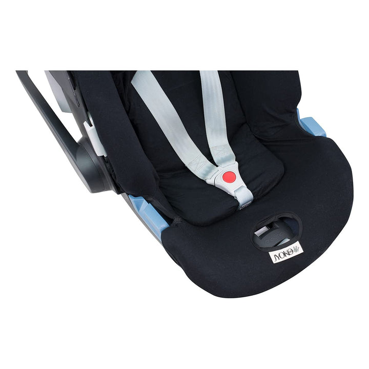 JYOKO KIDS Bezug für Autositz kompatibel mit Cybex Aton Cloud- Q-M-2-4-5, aus Baumwolle (Aton 5, Bla