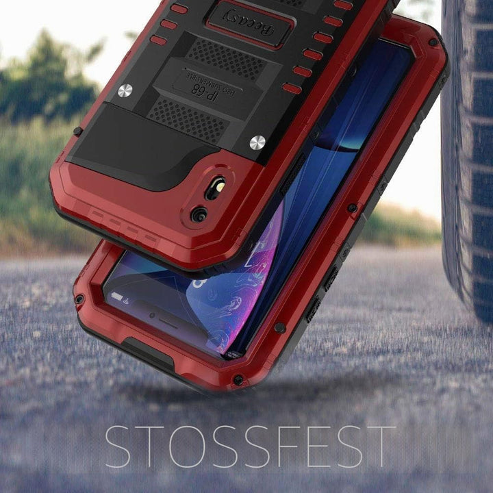 Beeasy Hülle Kompatibel mit iPhone XR, Wasserdicht Stossfest Outdoor Handy Case Militärstandard Schu