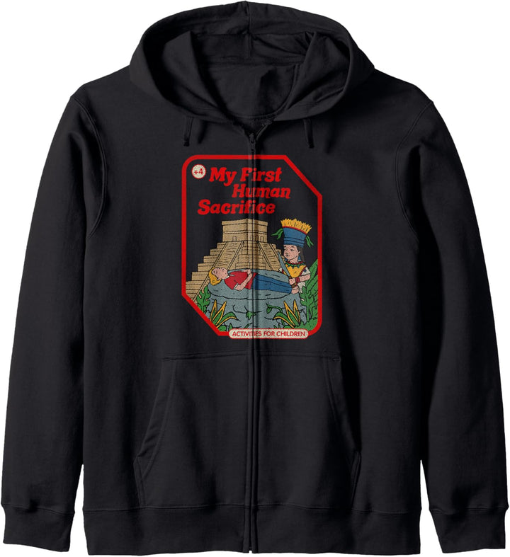 My First Human Sacrifice Occult Goth Vintage Childgame Kapuzenjacke