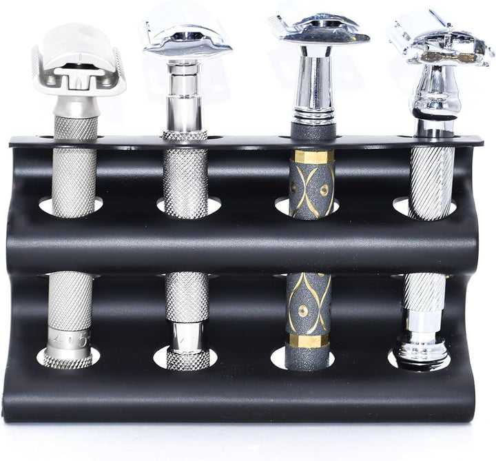 Parker Safety Razor Double Edge Safety Razor Stand - Hält Vier Razors - ideal für Parker, Merkur, Gi
