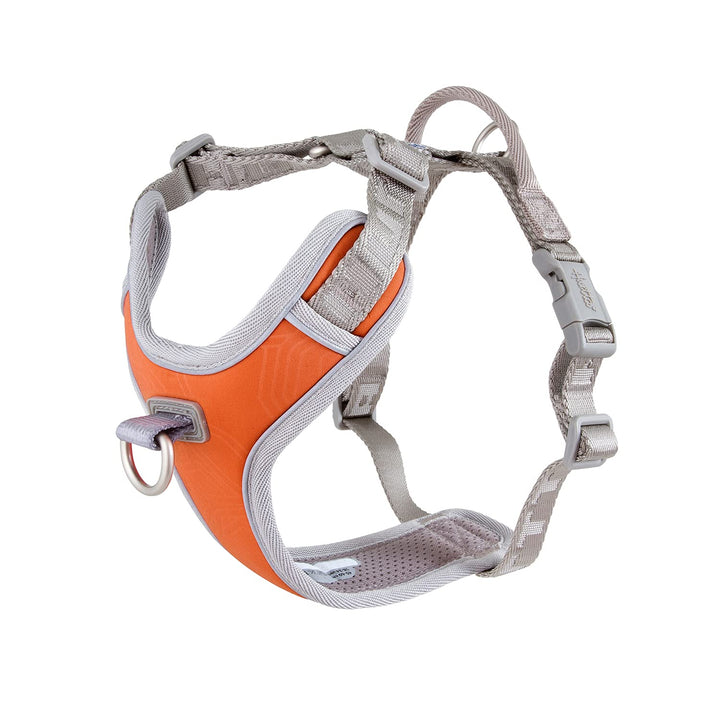 Hurtta Venture No-Pull Geschirr für Hunde, reflektierend, verstellbar, wasserdicht, Buckthorn Orange