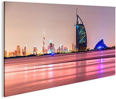 islandburner Bild Bilder auf Leinwand Dubai V2 1p XXL Poster Leinwandbild Wandbild Dekoartikel Wohnz