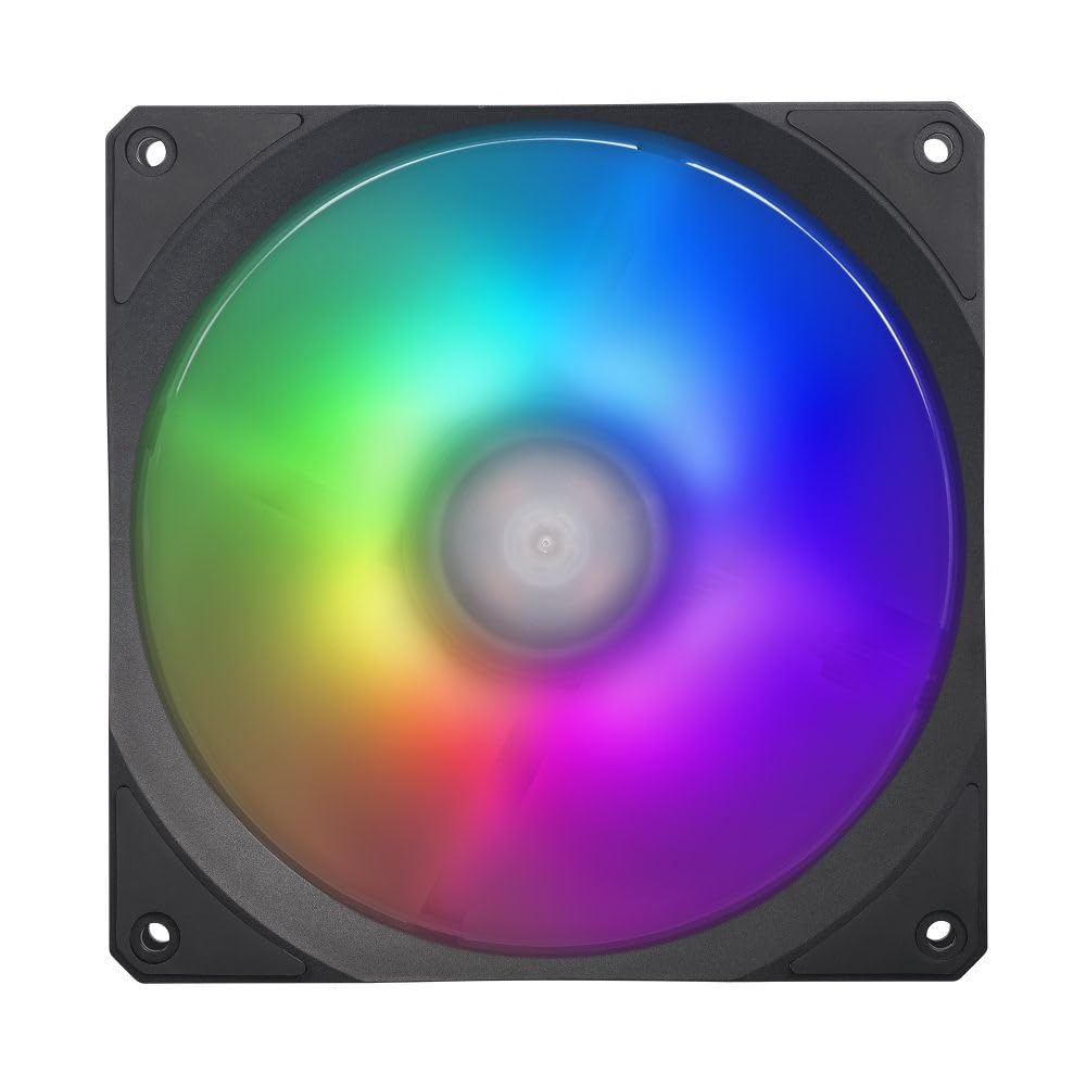 Cooler Master Mobius 140P ARGB Gehäuselüfter – 120mm ARG-Lüfter mit Ring-Blade-Design (PWM), Loop Dy