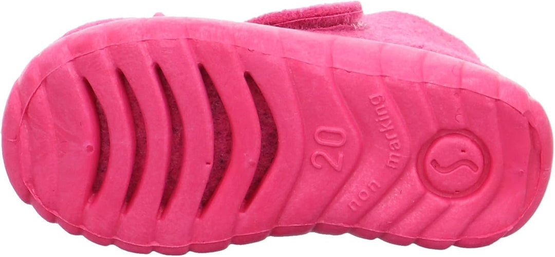SUPERFIT Baby Hausschuh Happy 19 EU Pink 5500, 19 EU Pink 5500