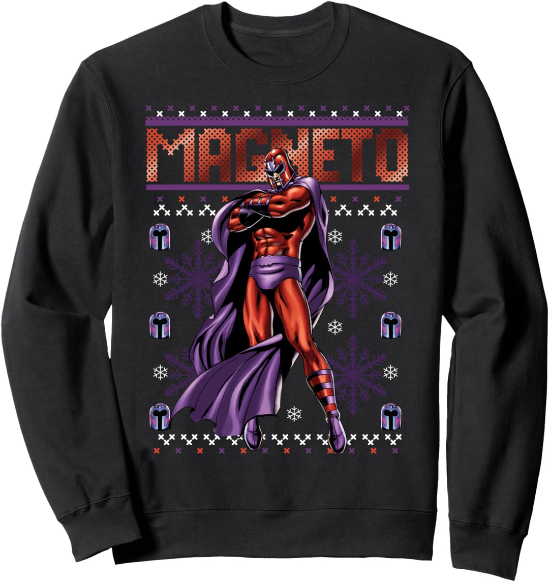 Marvel X-Men Magneto Purple Ugly Sweatshirt