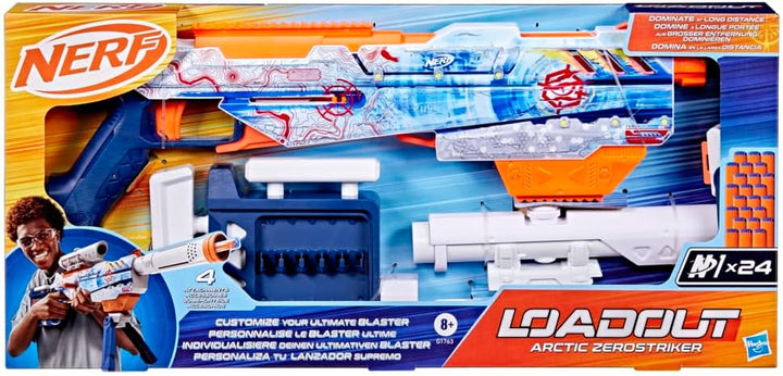 Nerf Loadout Arctic Zerostriker Blaster und N1 Darts, LOADOUT ARCTIC ZEROSTRIKER
