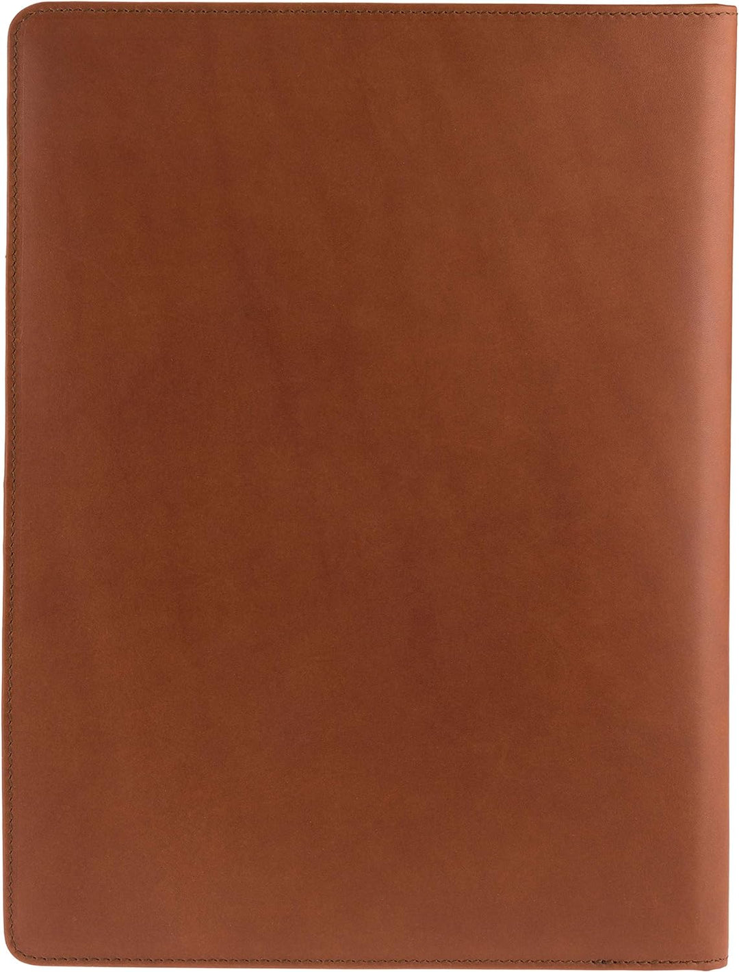 Sebastian Sturm Schreibmappe SAM A5 | Echtes Holz und Leder in Braun | Dokumentenmappe Aktenmappe Br