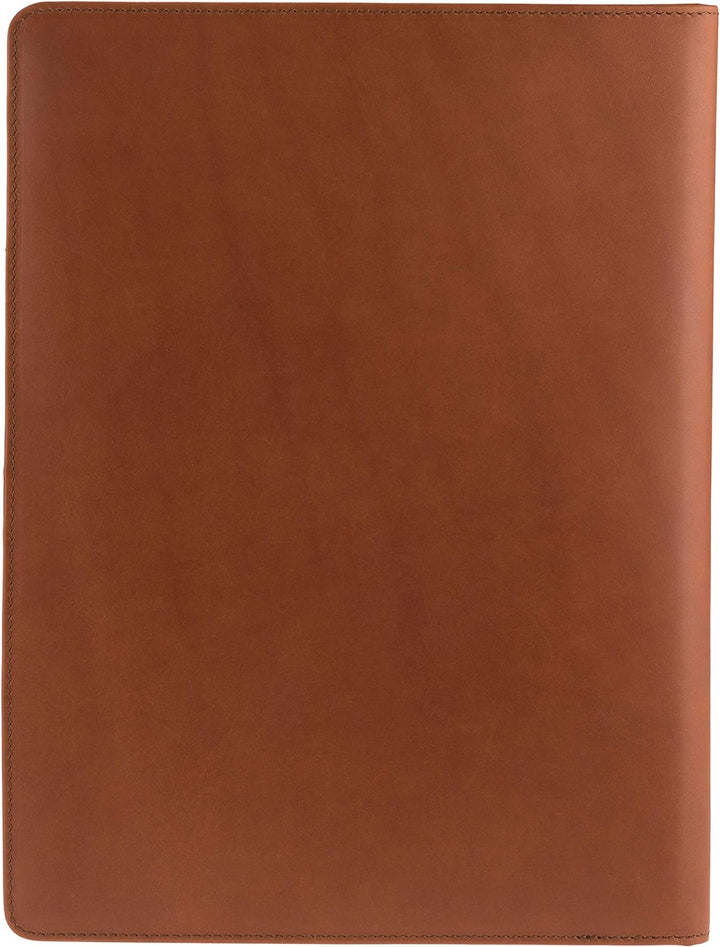 Sebastian Sturm Schreibmappe SAM A5 | Echtes Holz und Leder in Braun | Dokumentenmappe Aktenmappe Br