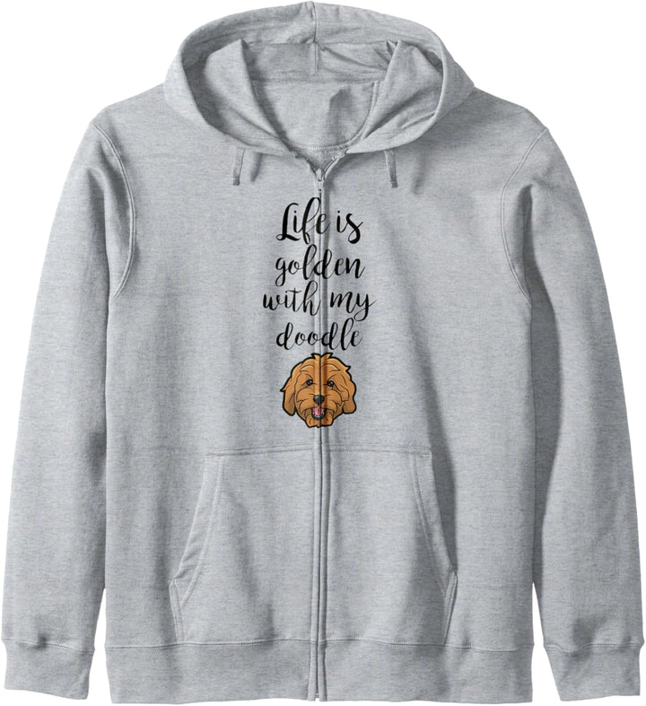 Life Is Golden With My Doodle – Goldendoodle-Hund Kapuzenjacke