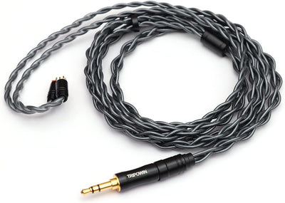 Tripowin Noire 4 Core 24AWG OCC Upgraded HiFi Audio Cable with Detachable 3-in-1 2.5mm/3.5mm/4.4mm P