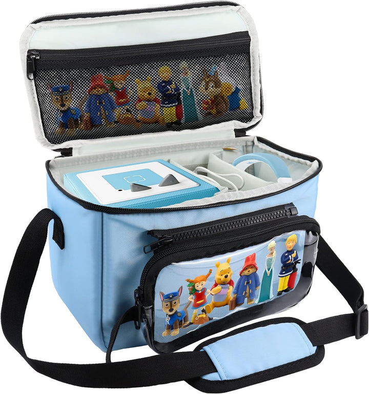 Annmore Tasche für Toniebox Hörfiguren Tragetasche für Tigerbox Tigerkarten Transporttasche für Toni