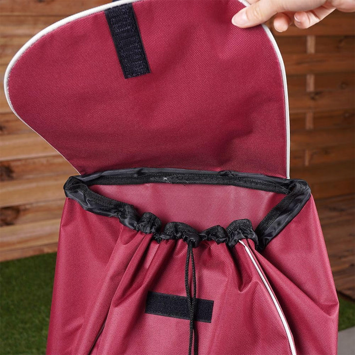 Einkaufstrolley Einkaufsroller Einkaufswagen Einkaufstasche auf Rollen weinrot 30 L 25 kg