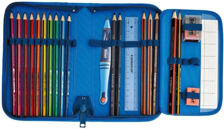 Scout Genius Neon Safety Schulranzenset Set 4-teilig Green Gecko