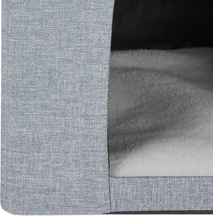 Relaxdays Katzenhöhle, Rückzugsort für Katzen und kleine Hunde, Indoor Tierversteck, HxBxT: 38,5 x 3