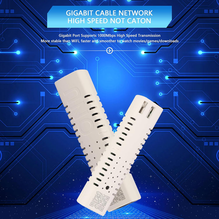 CERRXAIN Gigabit Mini ONU RJ45 Port Switch,Micro ONU OLT,Modem-Router Gigabit DSL Fiber Compateable