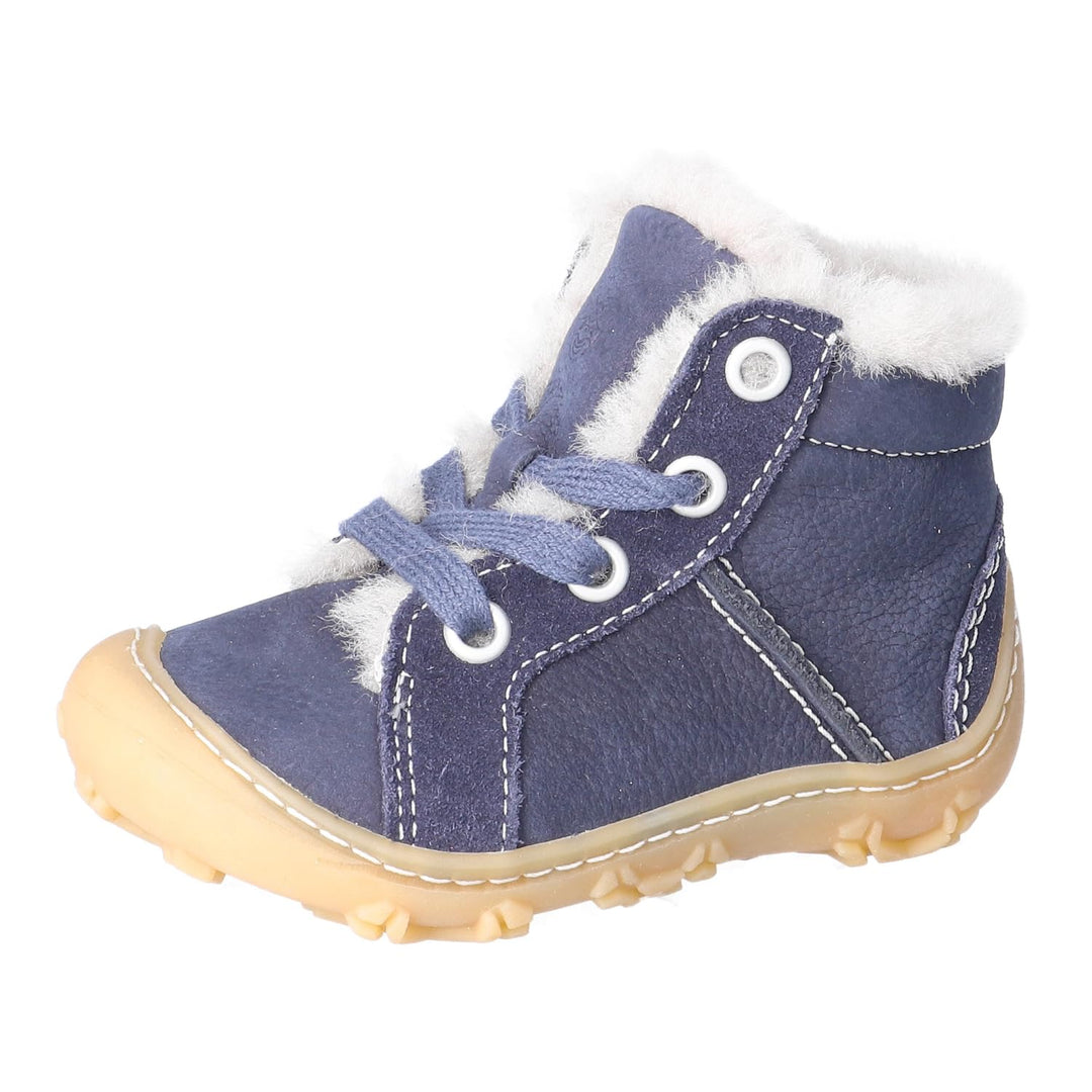 RICOSTA Mädchen und Jungen Lauflernschuhe ELIA, WMS:Weit,terracare,Barfuss-Schuh 20 EU Weit Blau 170