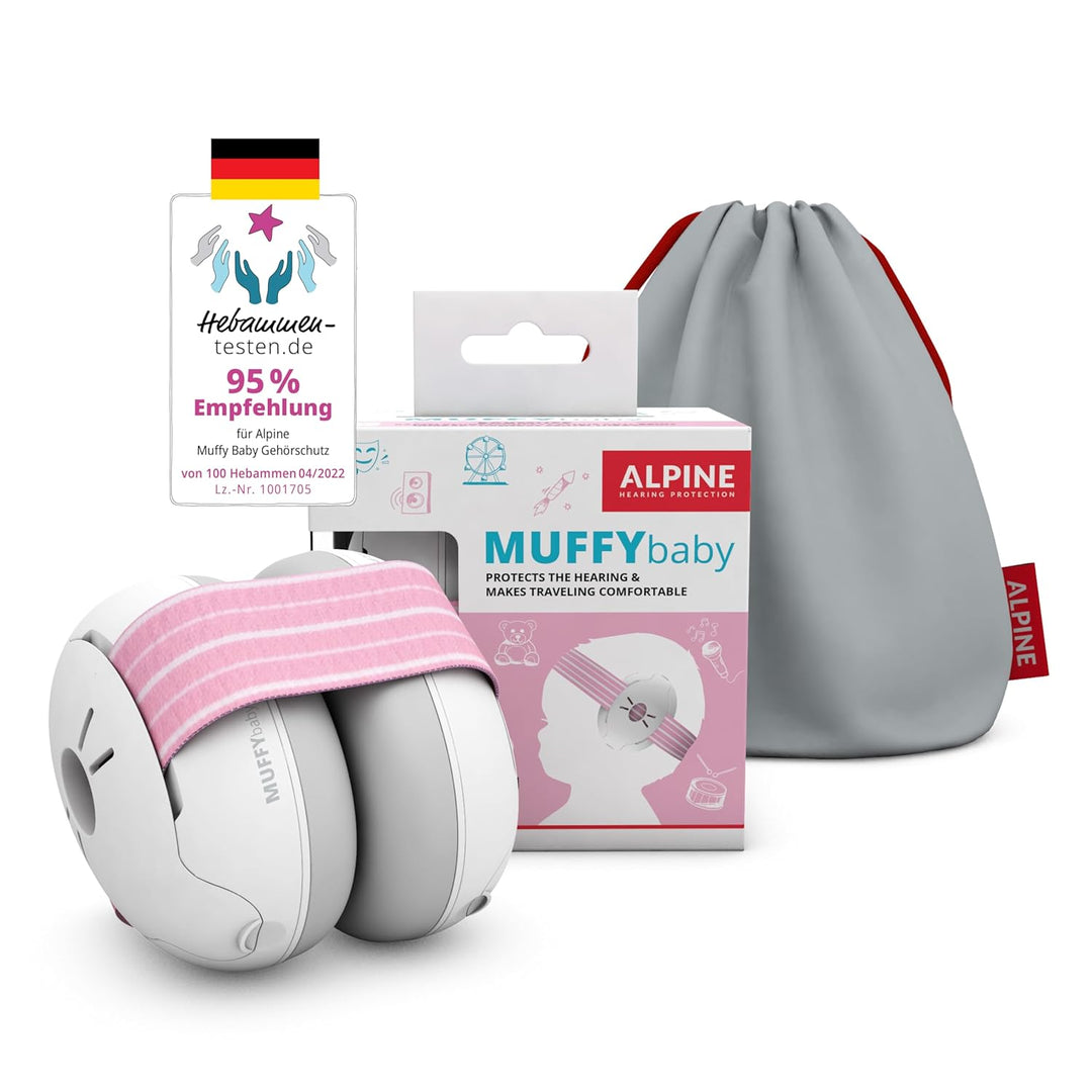 Alpine Muffy Baby Kapselgehörschützer - Gehörschutz für Babys und Kleinkinder von 12 bis 36 Monate -